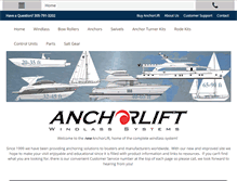 Tablet Screenshot of anchorlift.com